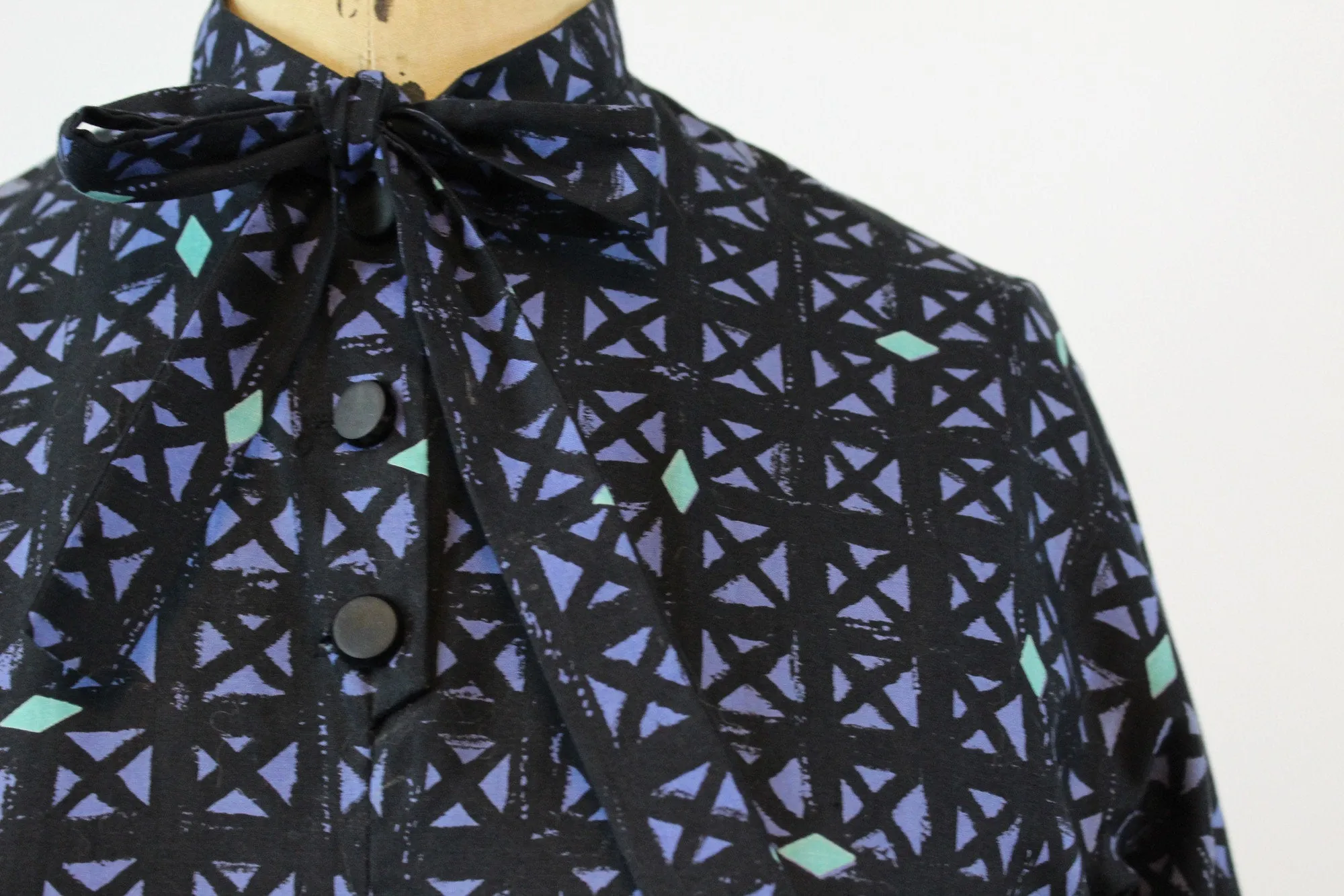 1950s Jonathan Logan cotton GRID dress xs | new fall