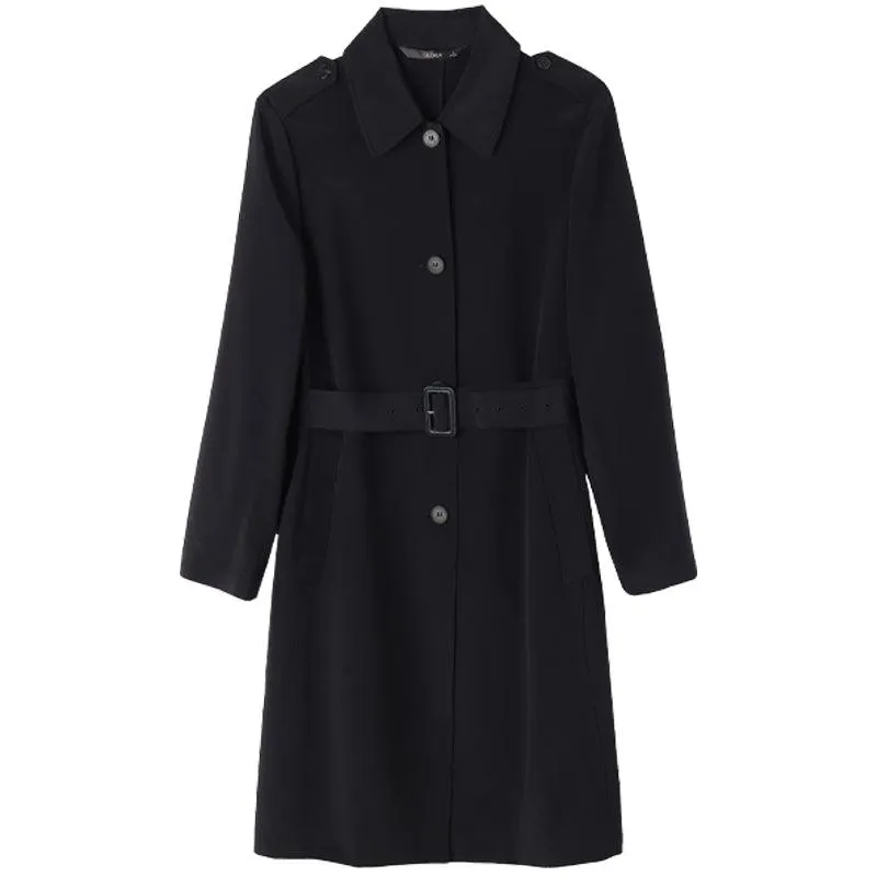 32 Momme Silk Rayon Trench Coat