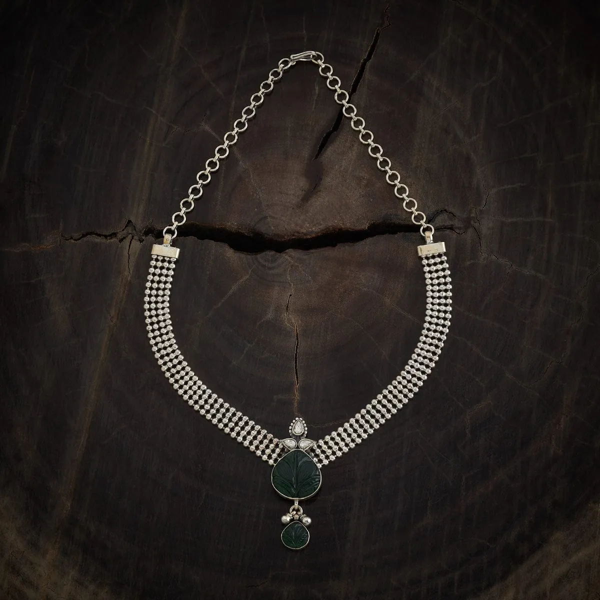 92.5 Silver Necklace 163053