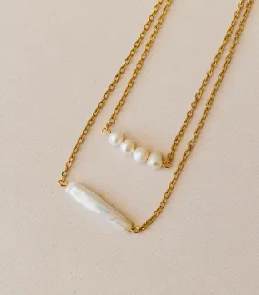 Andana Two-Layer Pearl Necklace