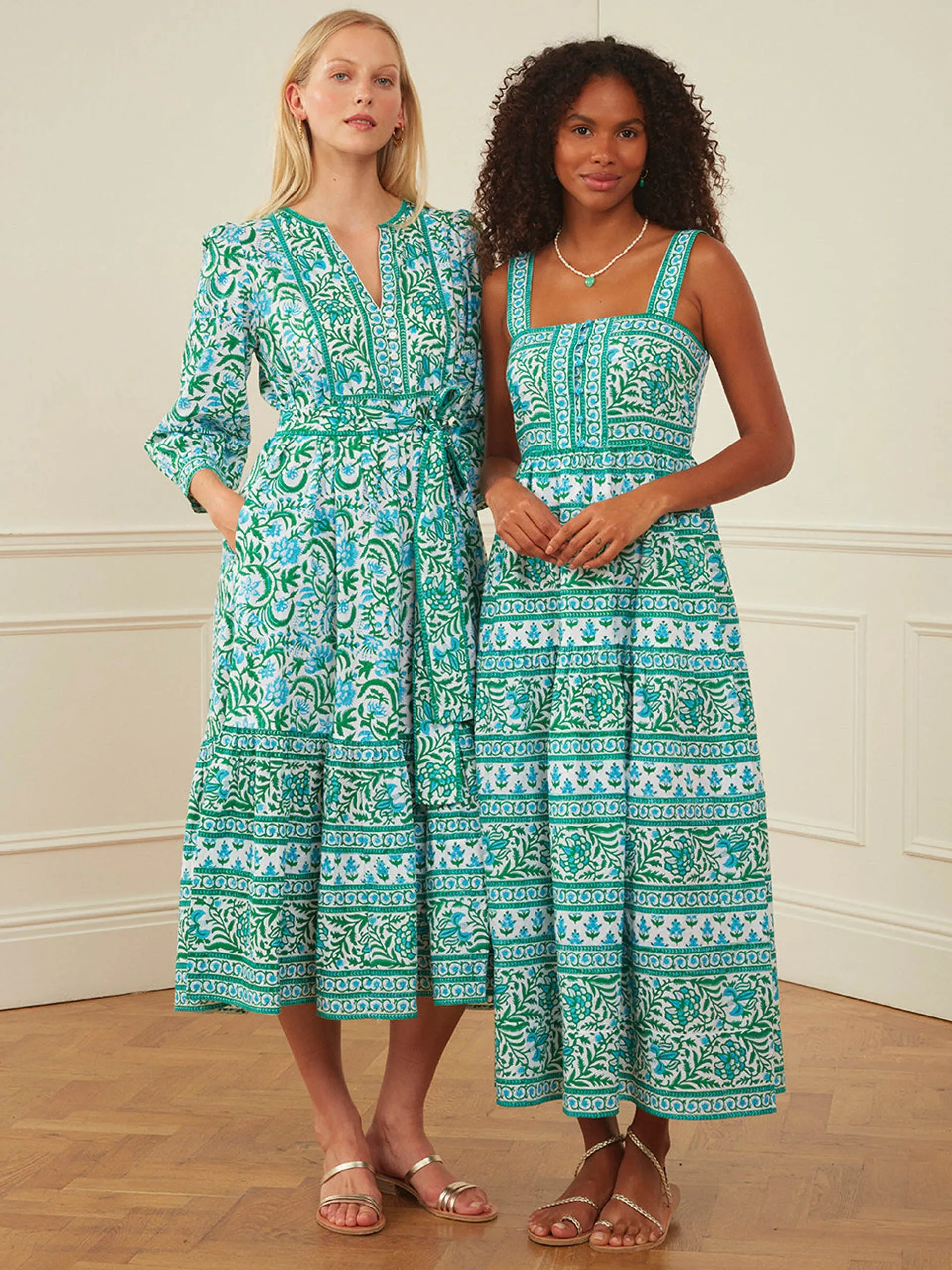 Aqua mix lucia dress