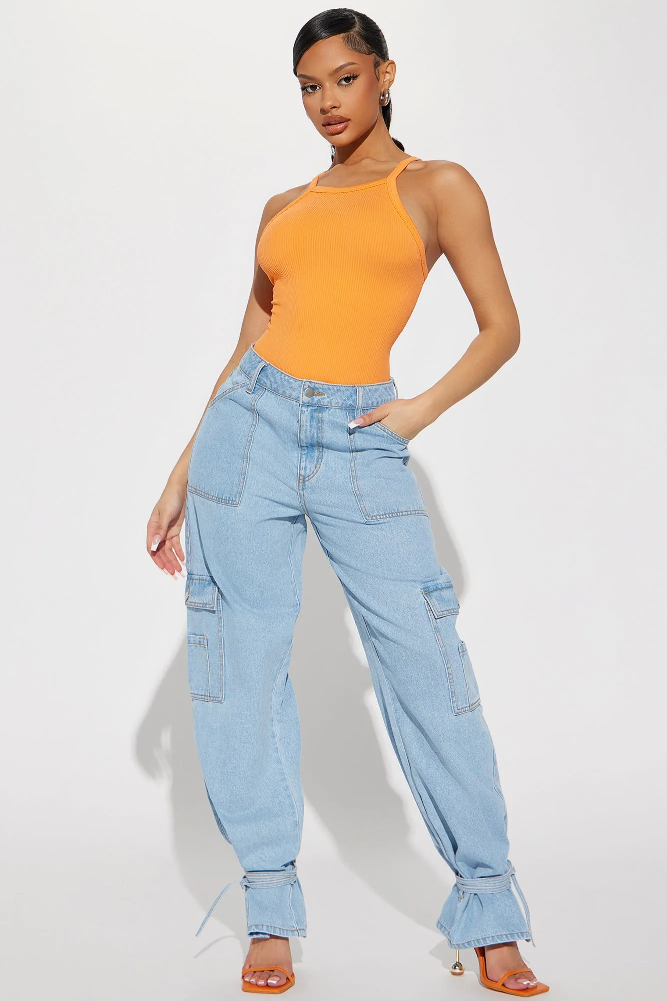 Beck Seamless Bodysuit - Orange
