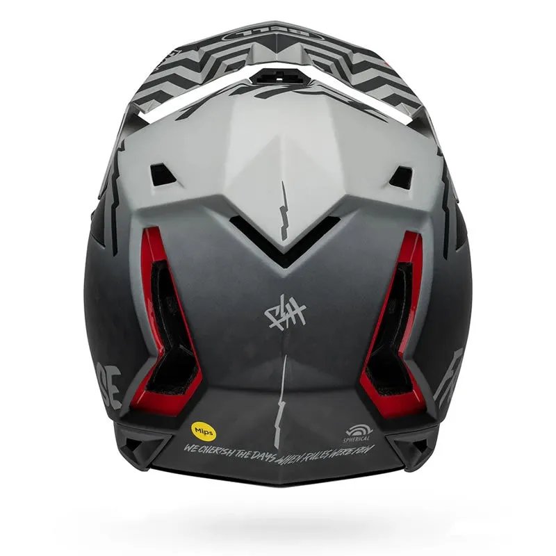 Bell Bike Full-10 Spherical Bicycle Helmets Fasthouse Happy Hour Matte Gray/Black Medium