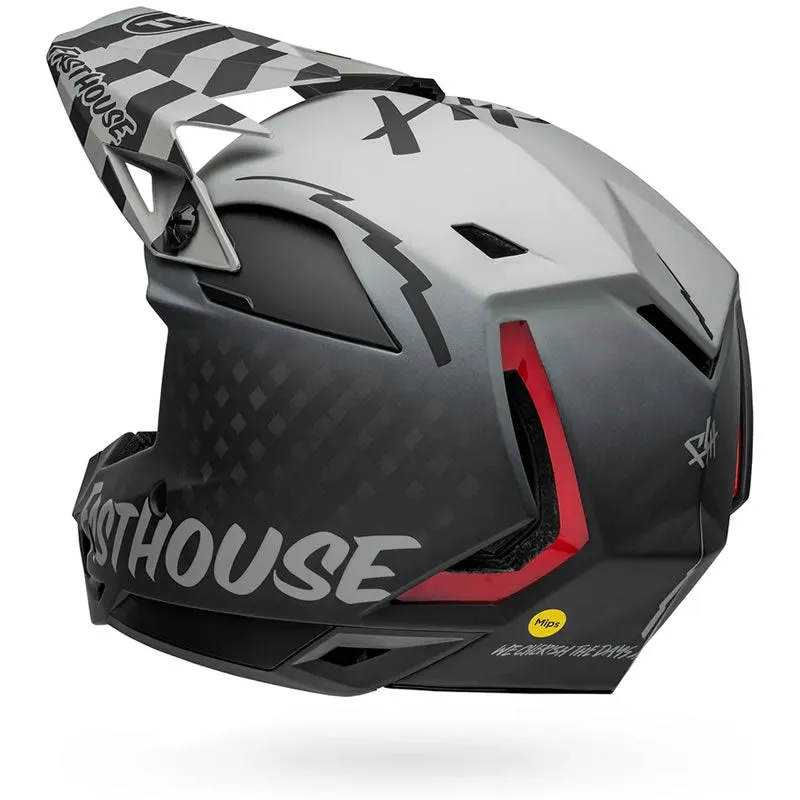 Bell Bike Full-10 Spherical Bicycle Helmets Fasthouse Happy Hour Matte Gray/Black Medium