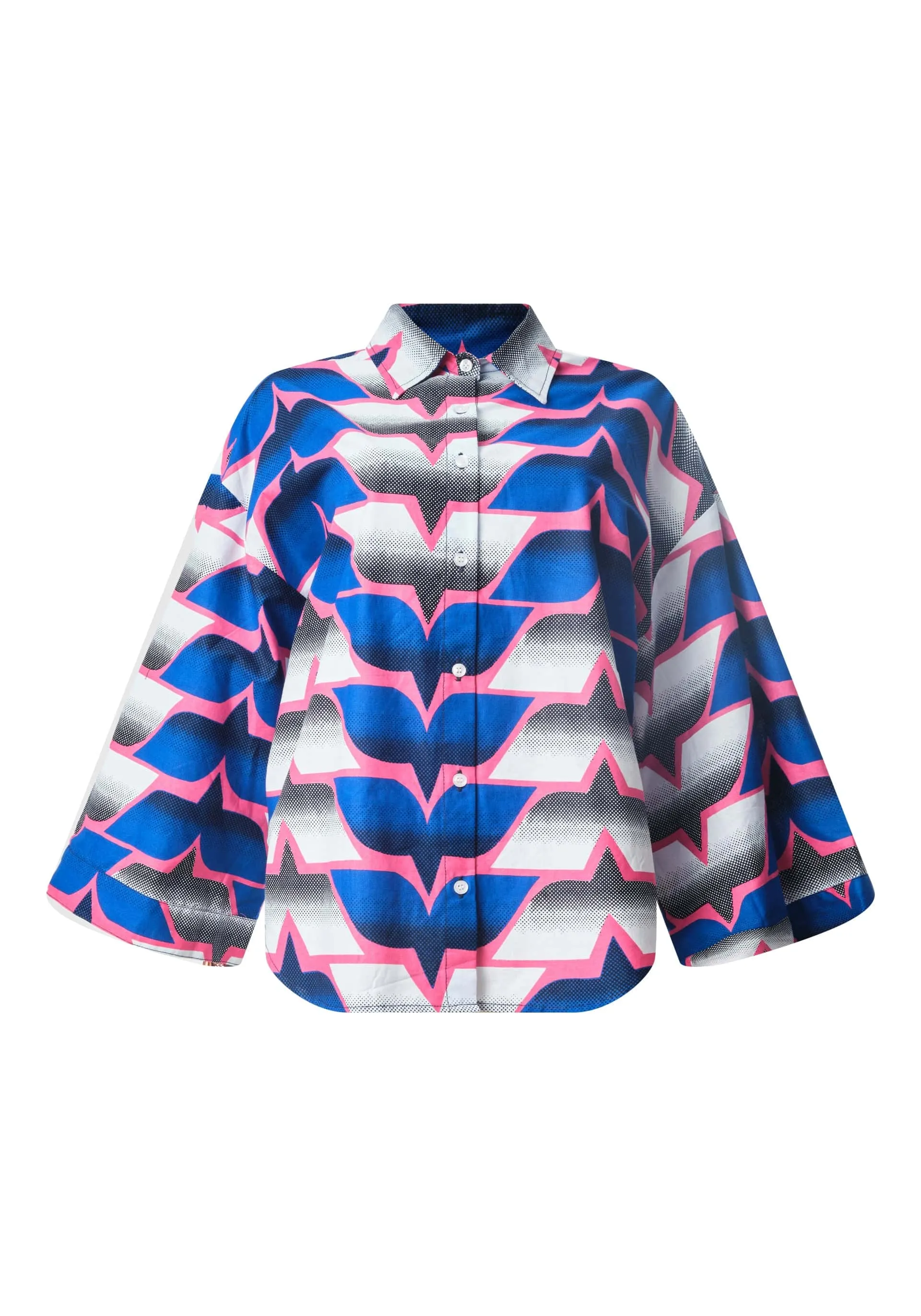 Big Blouse - Blue Wings