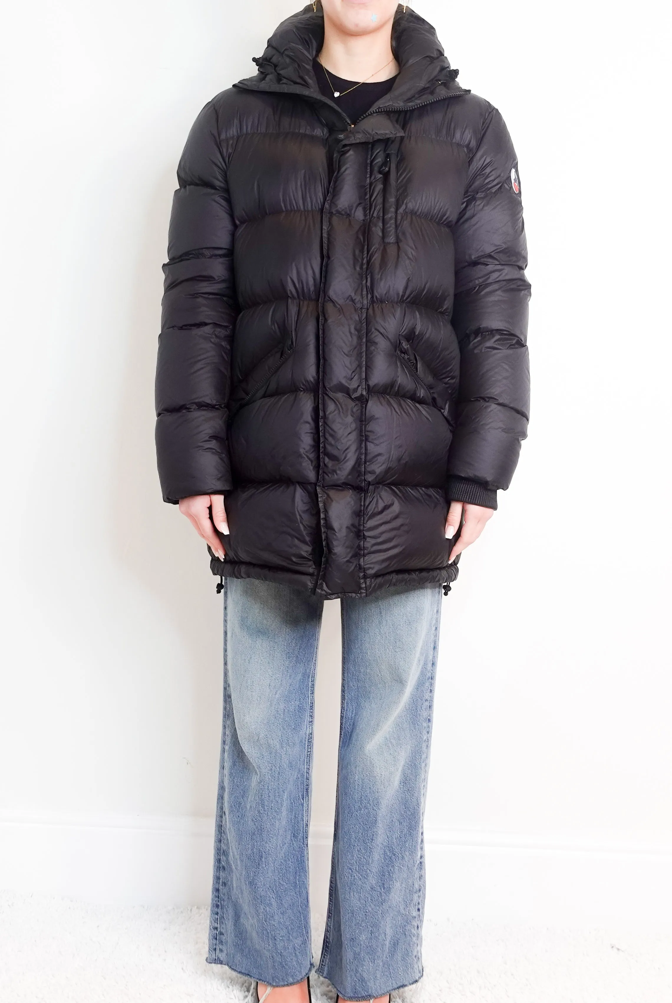 Black Parka coat RRP £450
