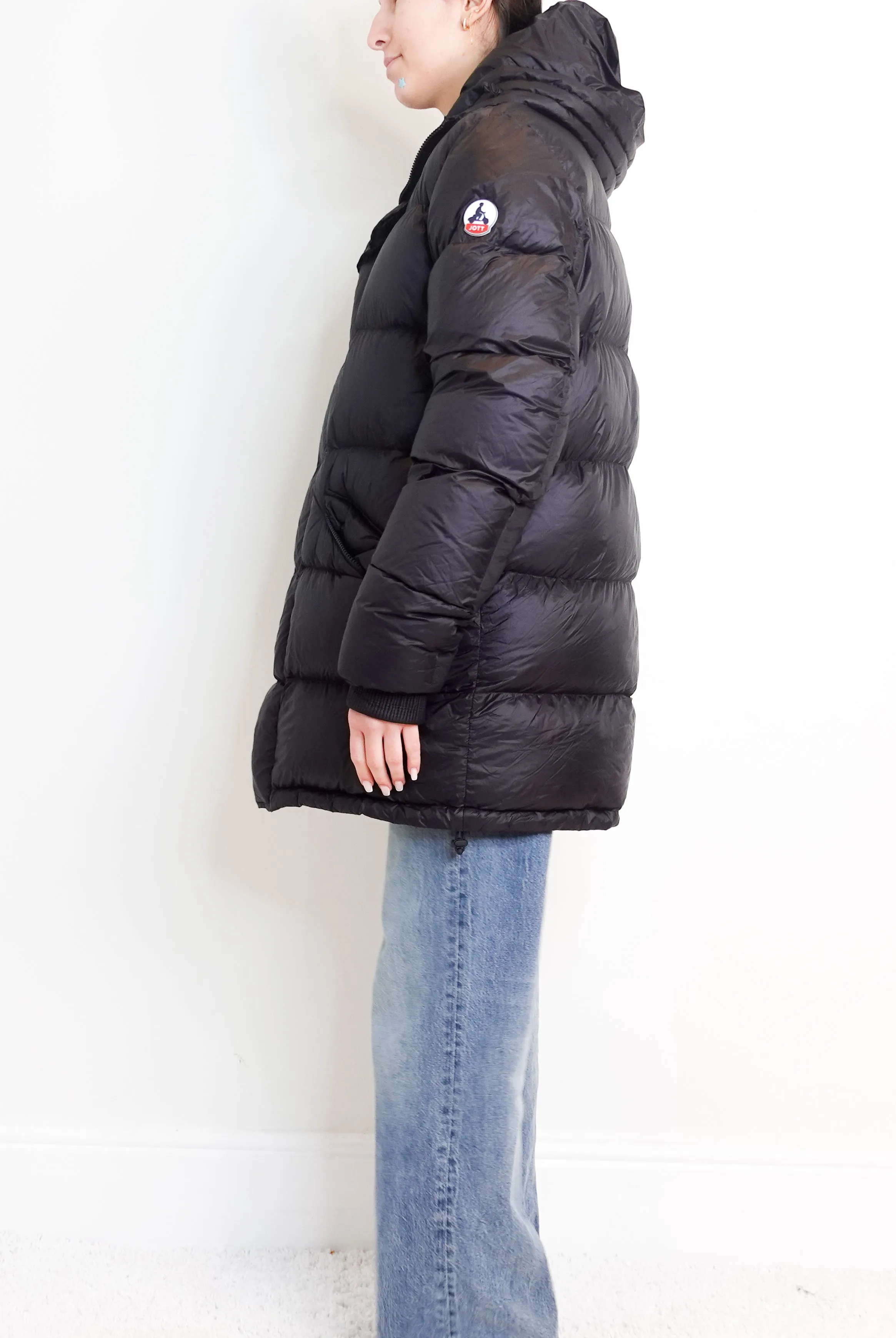Black Parka coat RRP £450