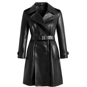 Black Trench Coat - Crafted from Premium Leather | El Zoro
