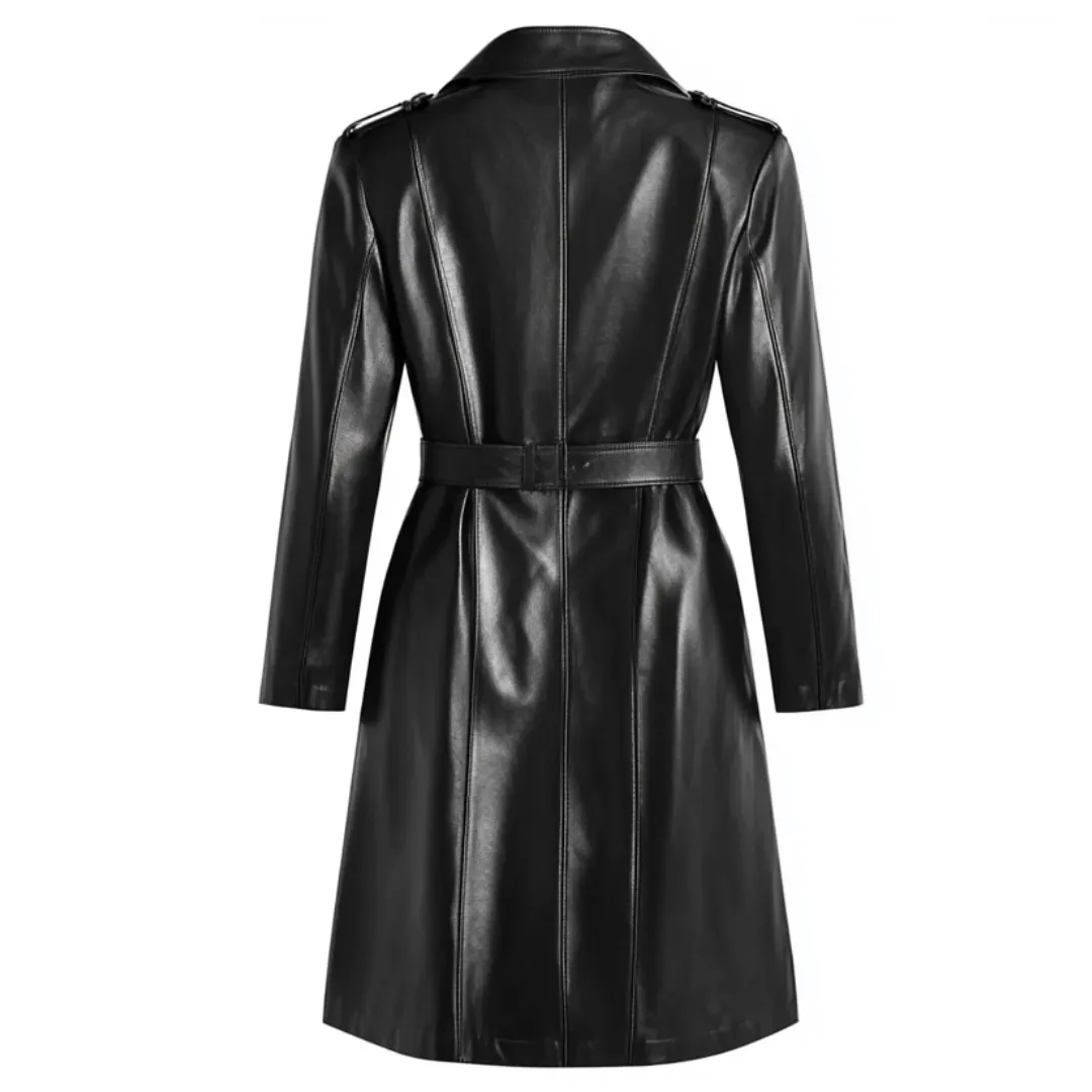 Black Trench Coat - Crafted from Premium Leather | El Zoro