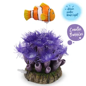 Bubbling Soft Coral With Clownfish