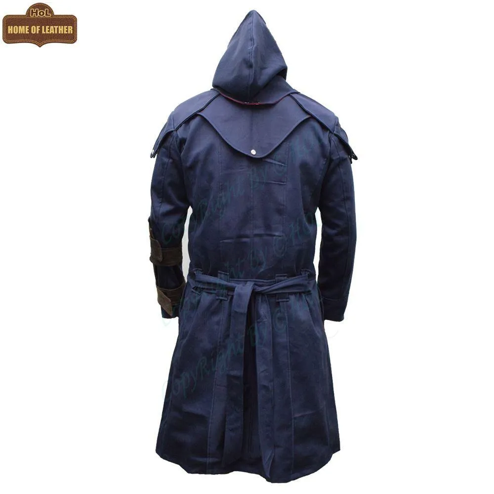 C008 Men's Unity Creed Arno Assassin's Dorian Cloak Cosplay Coat