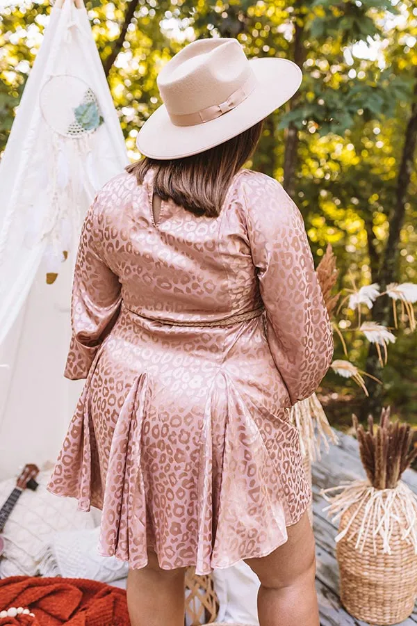 Catch My Gaze Leopard Dress Curves