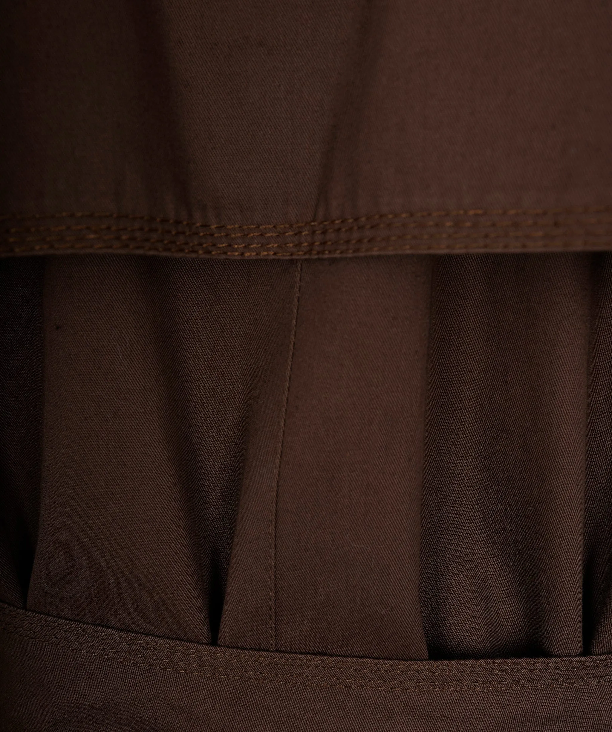 Celine Gold Button Trench Coat Brown ASL6550