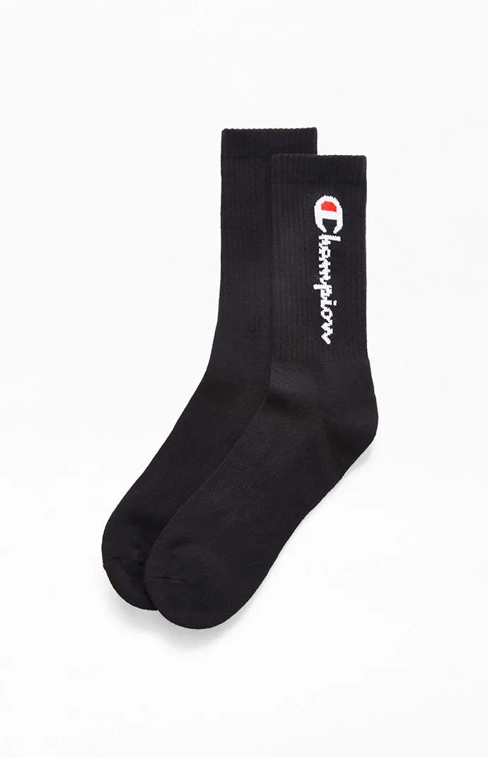 Champion LIFE Vertical Logo Athletic Crew Socks