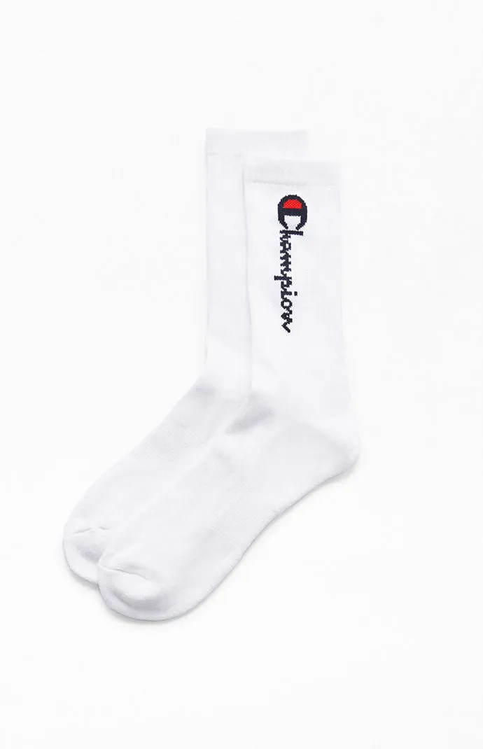 Champion LIFE Vertical Logo Athletic Crew Socks