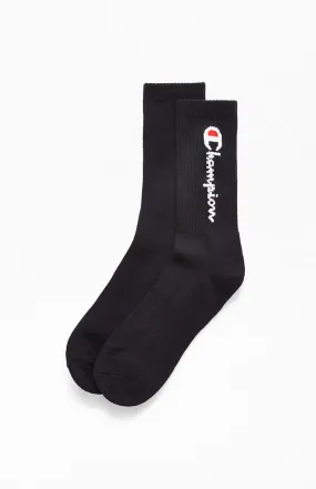Champion LIFE Vertical Logo Athletic Crew Socks