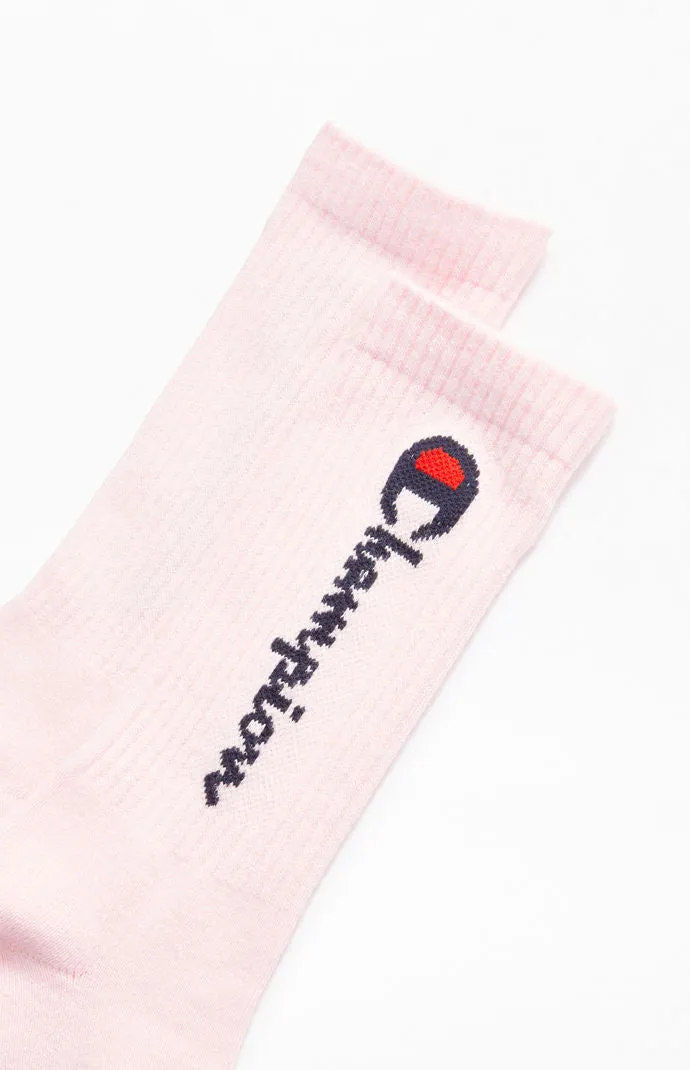 Champion LIFE Vertical Logo Athletic Crew Socks
