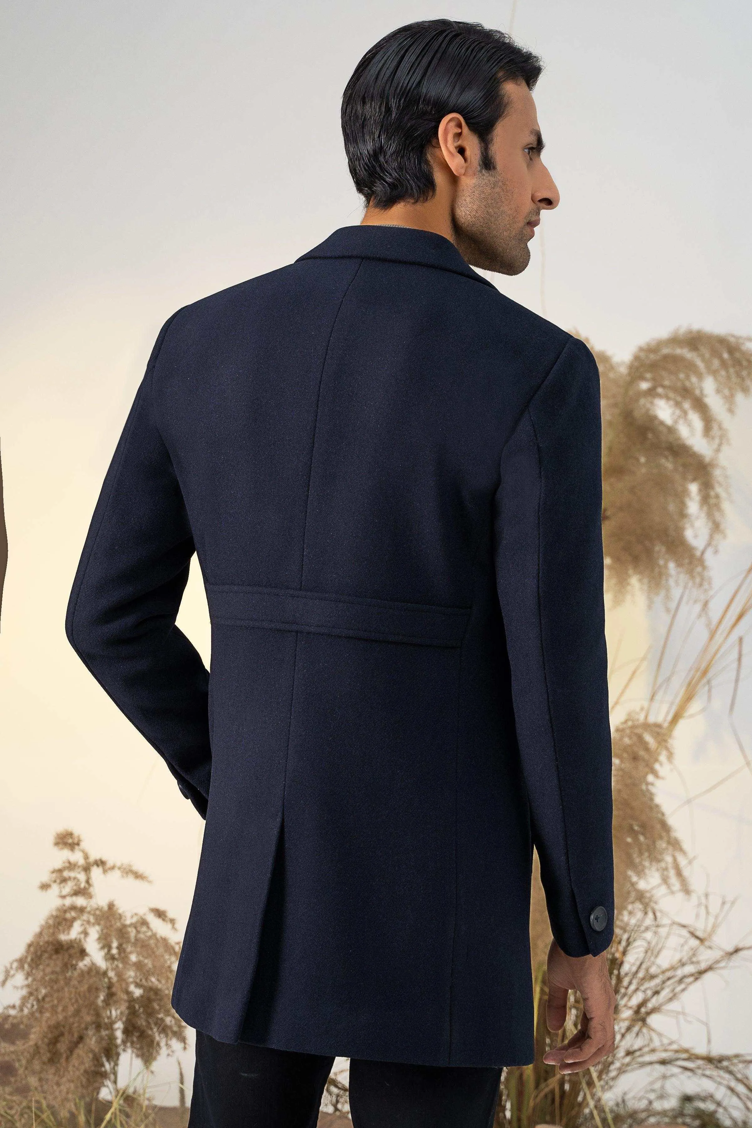 CLASSIC SINGLE BREAST COAT NAVY