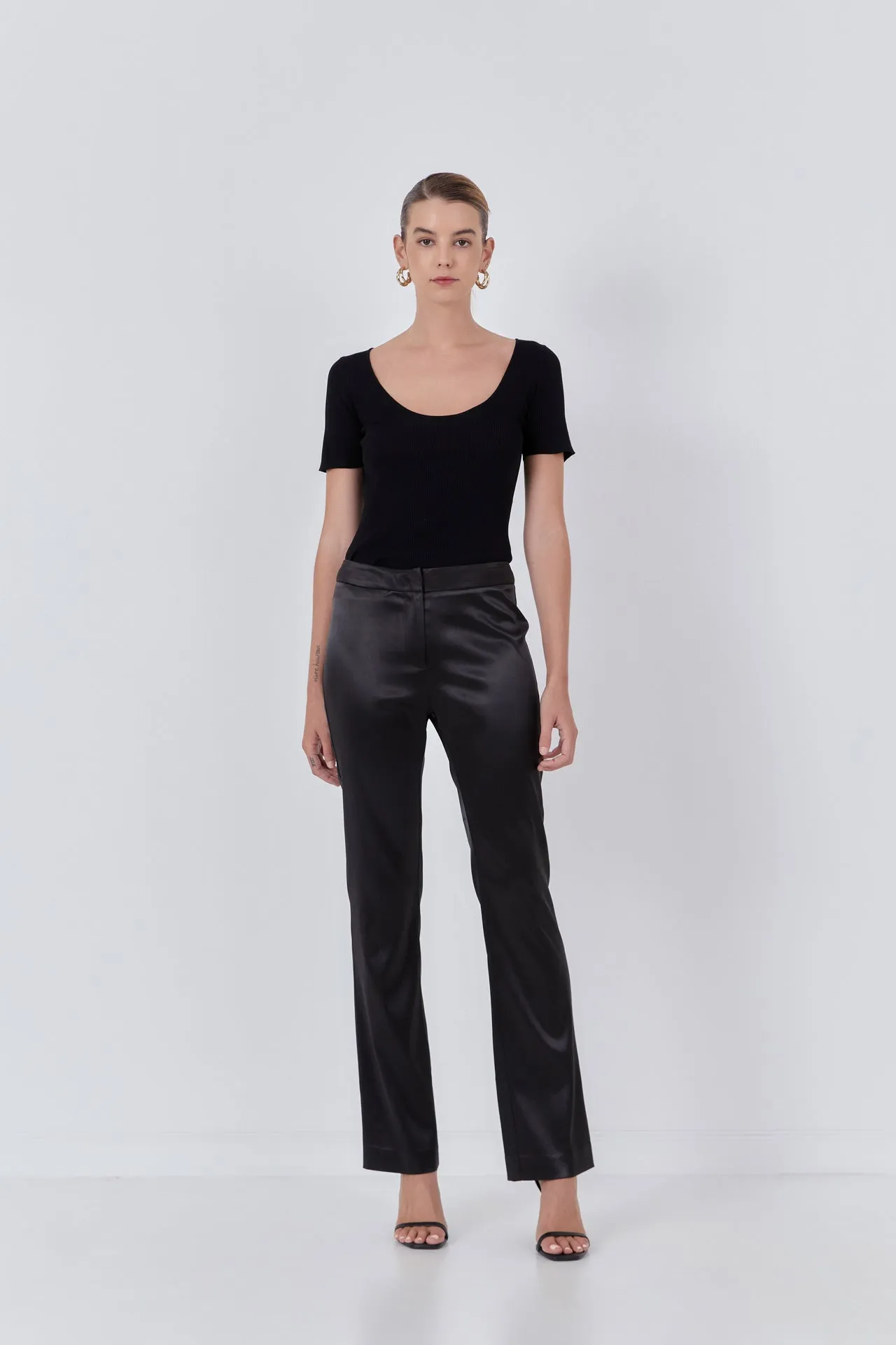 Endless Rose - Flared Solid Trouser