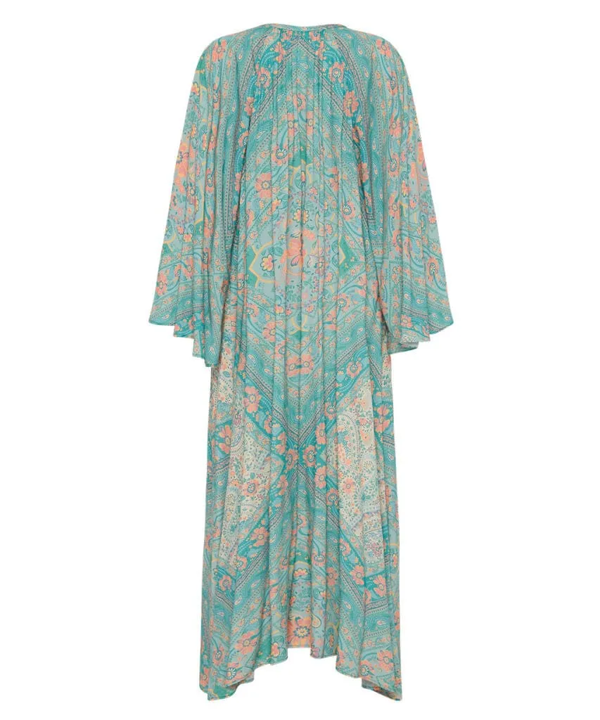 Farrah Half Moon Gown Aqua