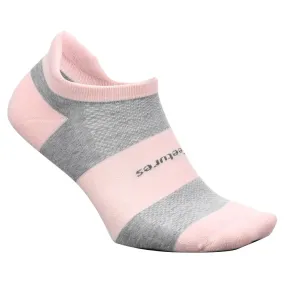 High Performance Ultra Light No Show Tab Socks Pink Blanket
