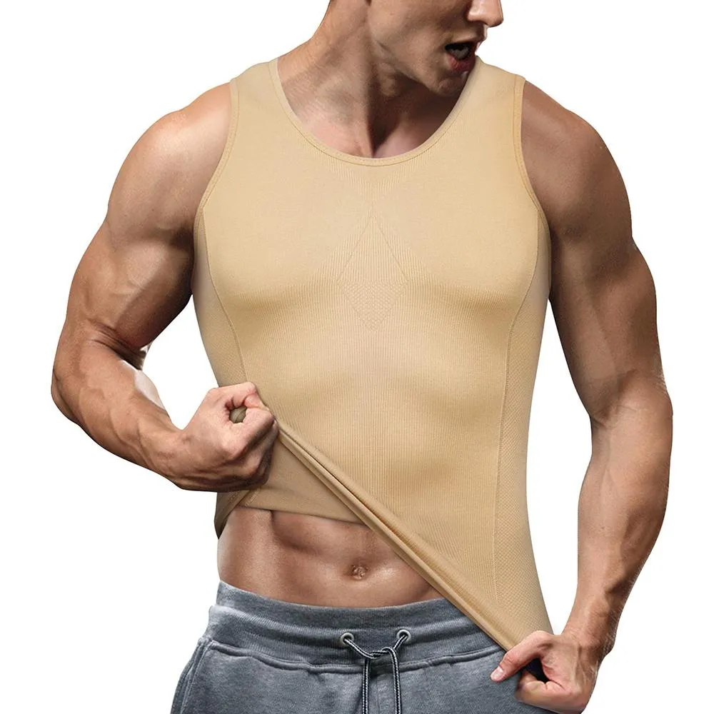 Junlan Men Tummy Seamless Compression Vest