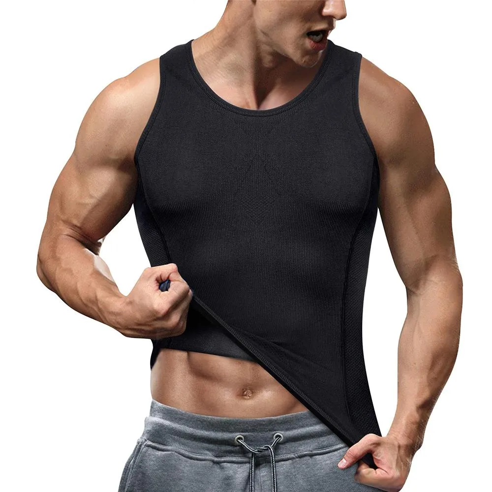 Junlan Men Tummy Seamless Compression Vest