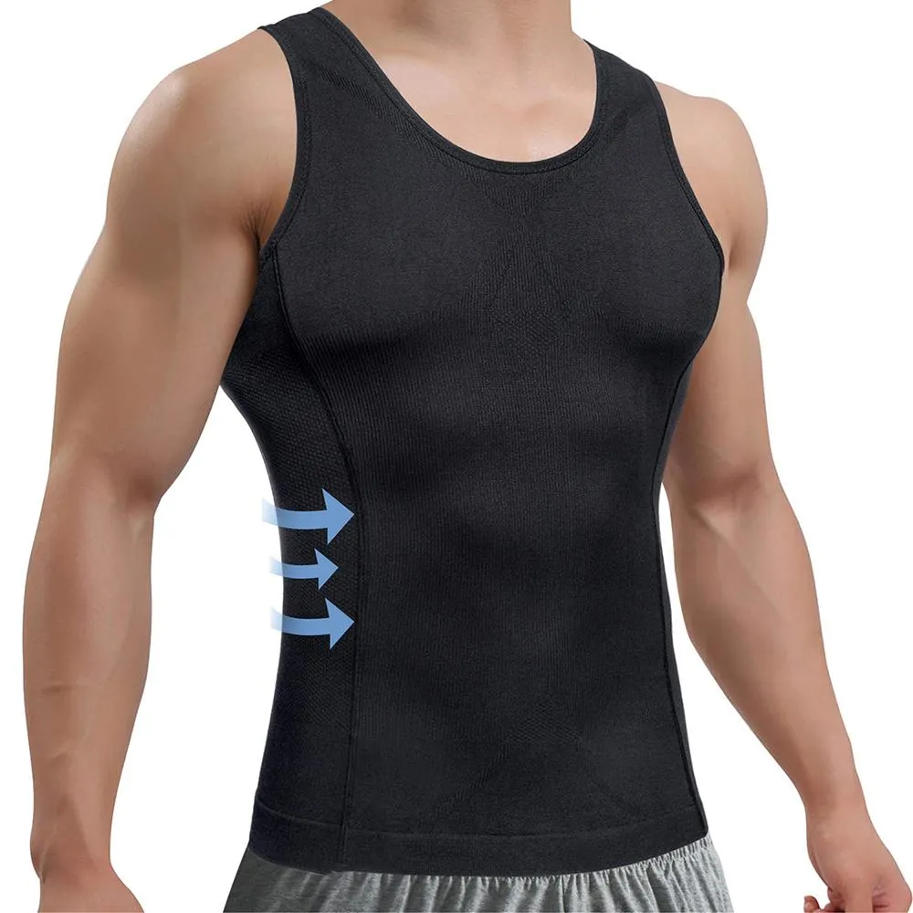 Junlan Men Tummy Seamless Compression Vest
