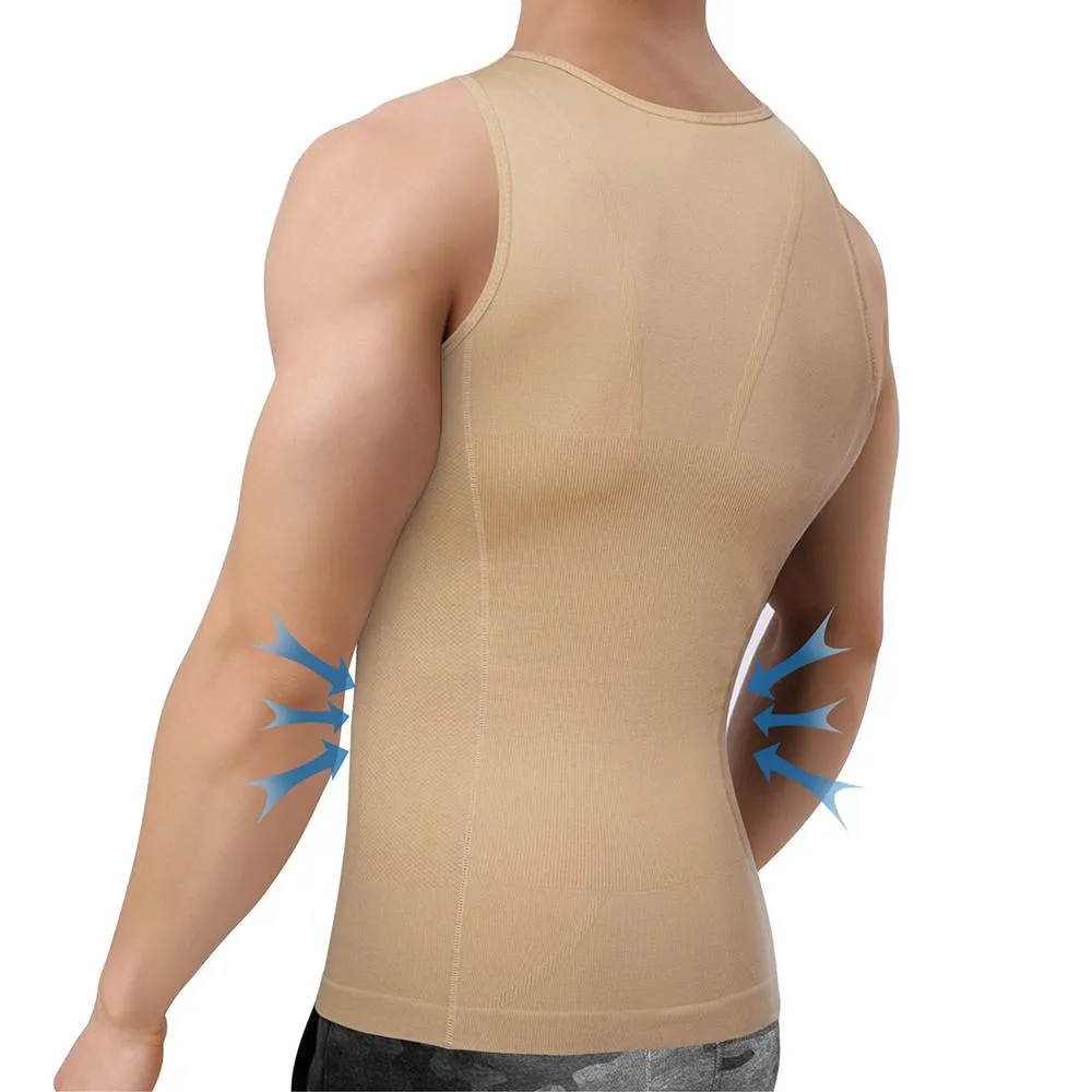 Junlan Men Tummy Seamless Compression Vest