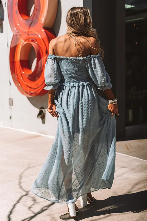 Key West Wonderful Maxi In Airy Blue