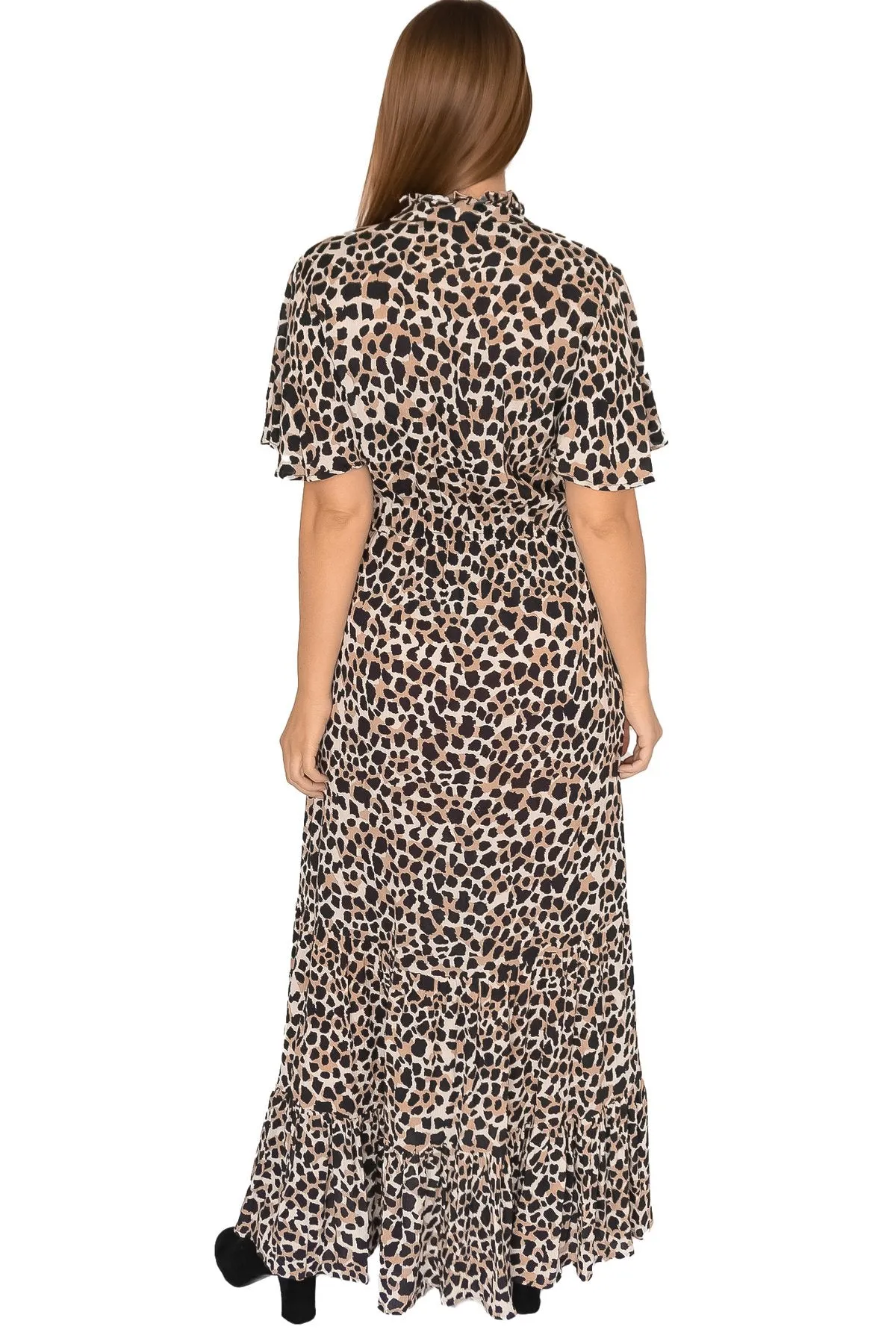 Lara Dress in Leopard