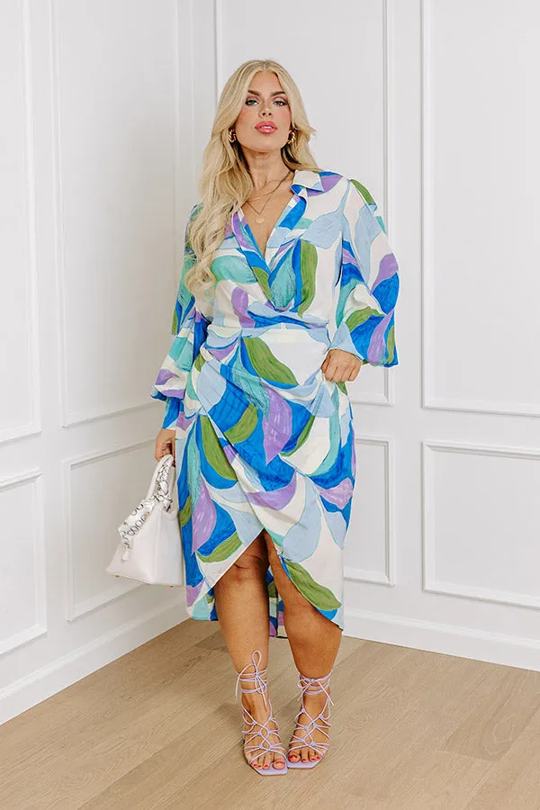 Luxe and Lavish Midi Dress Curves