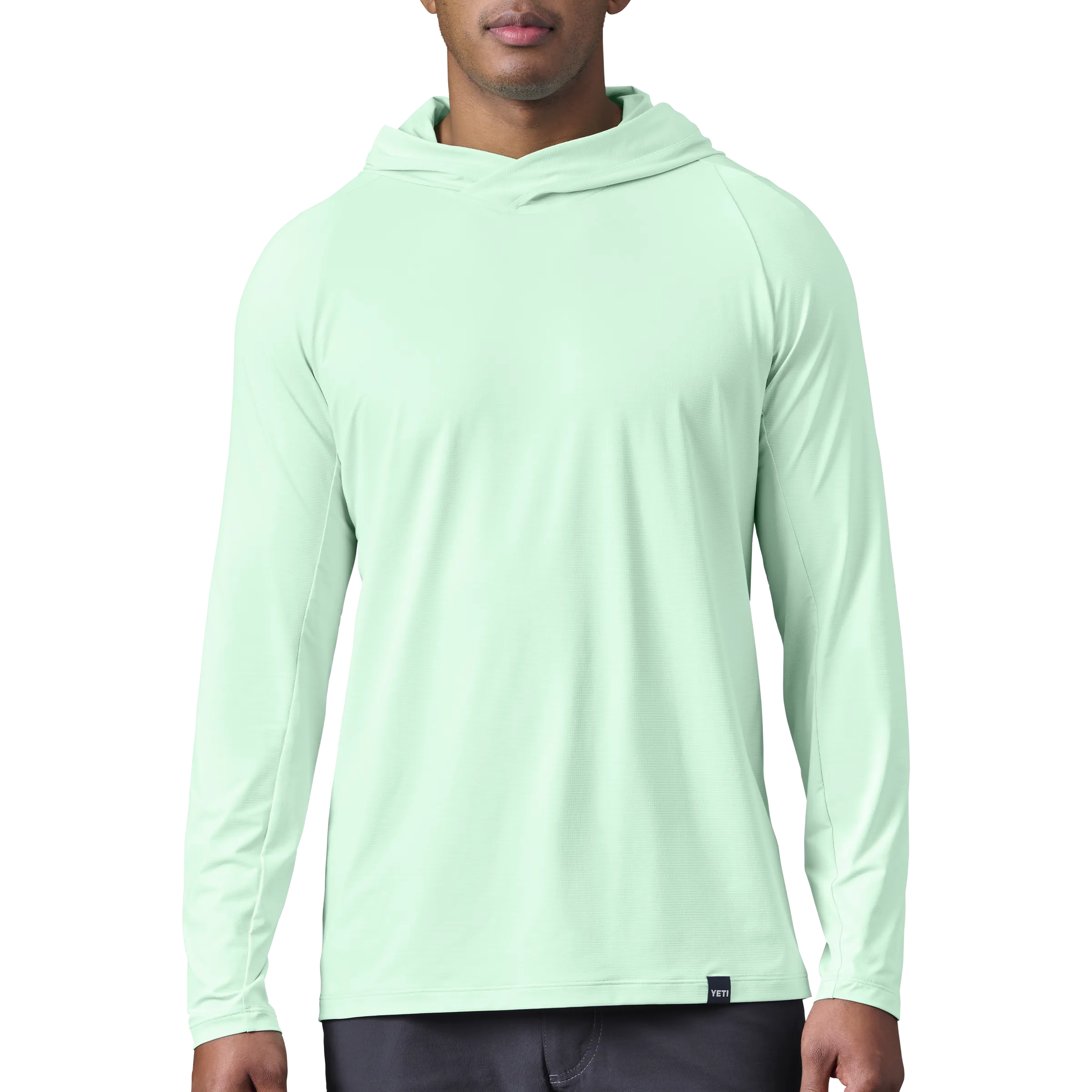 Men's Hooded Ultra Lightweight Sunshirt Ice Blue
