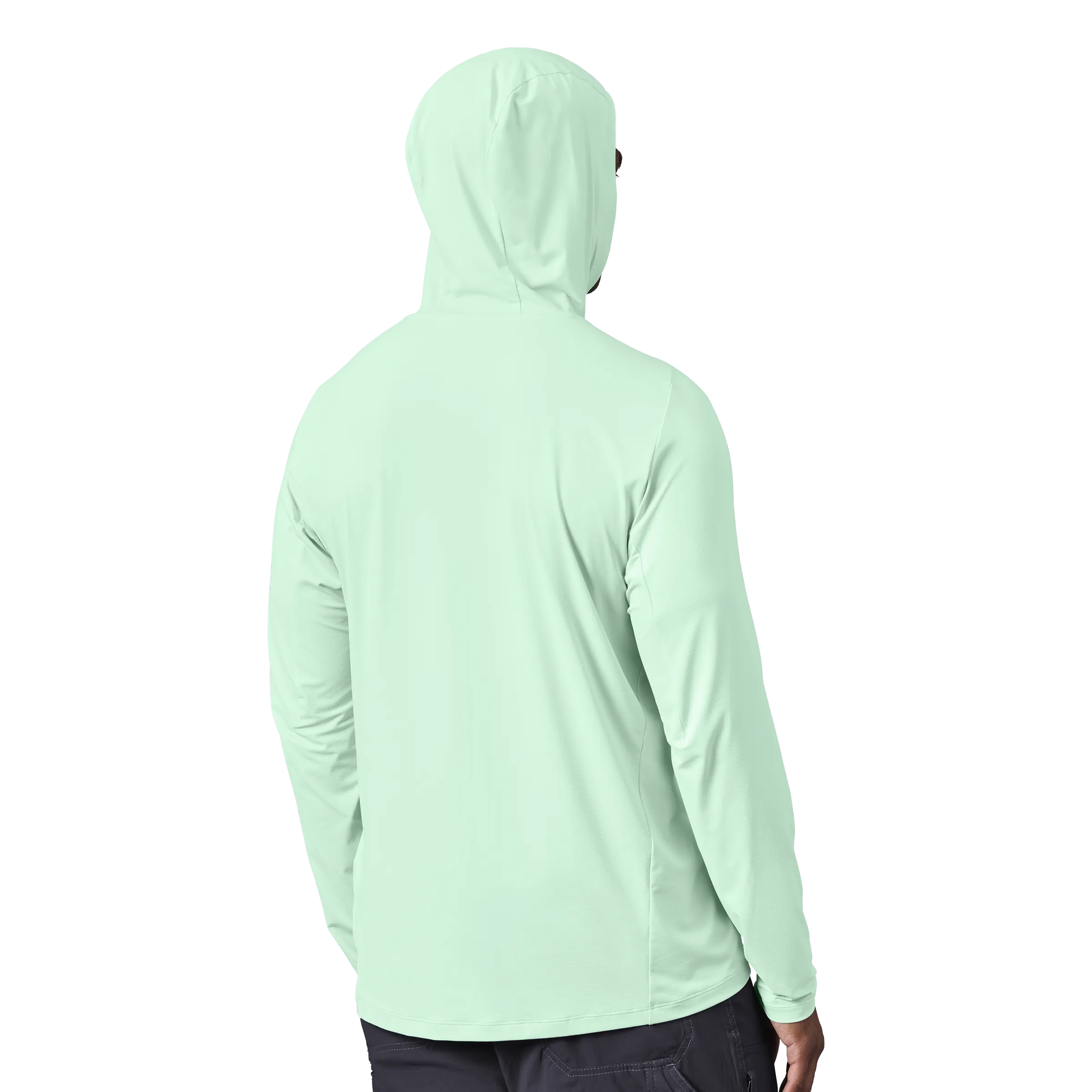 Men's Hooded Ultra Lightweight Sunshirt Ice Blue