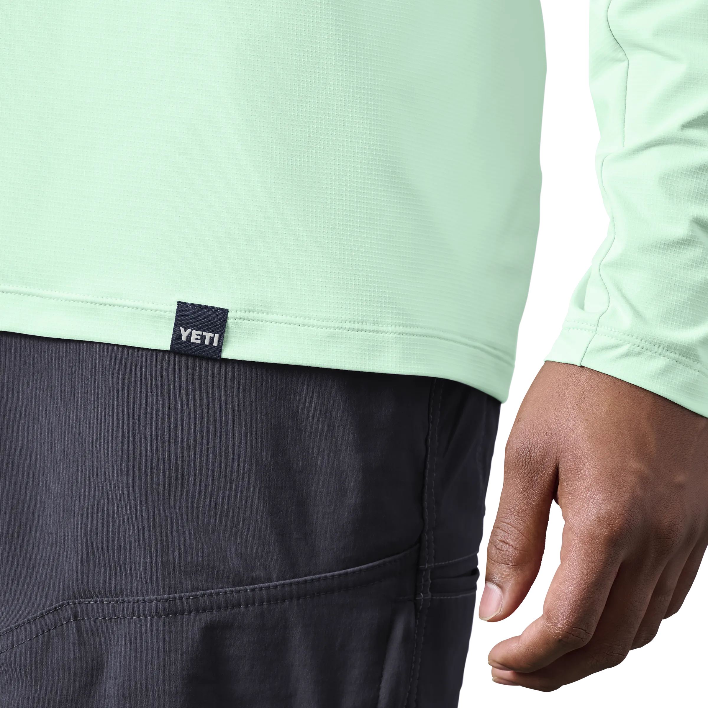 Men's Hooded Ultra Lightweight Sunshirt Ice Blue