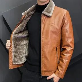 Men's vintage style thick jacket