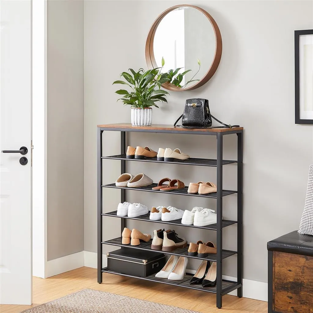 Mesh Shelves Shoe Rack