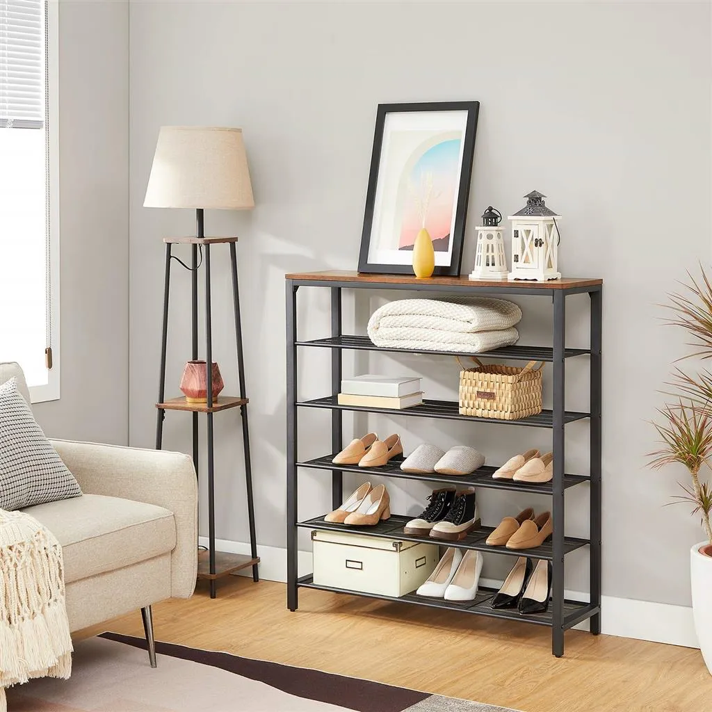 Mesh Shelves Shoe Rack