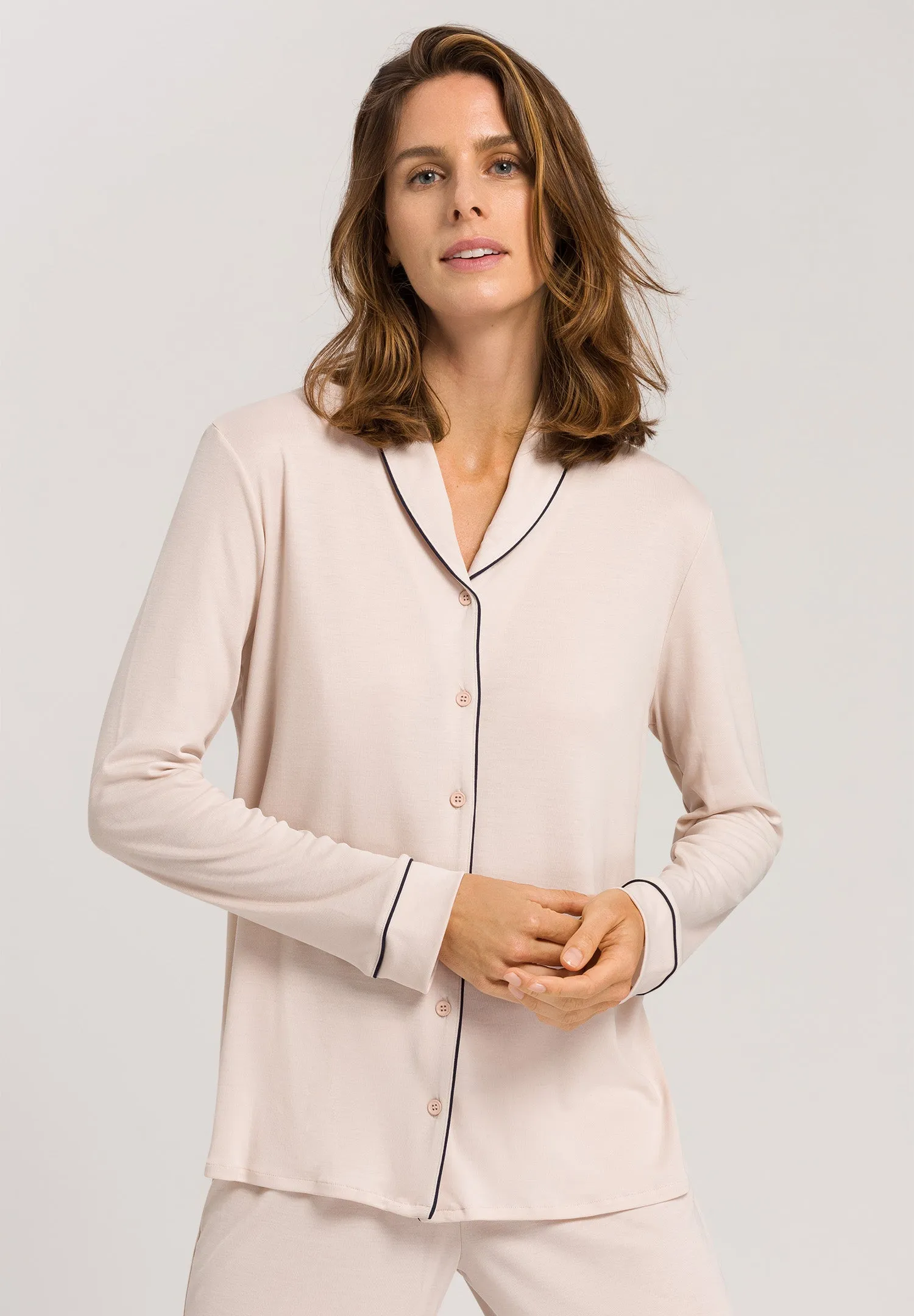 Natural Comfort Long Sleeve Pajama Set | Almond 77966-1809