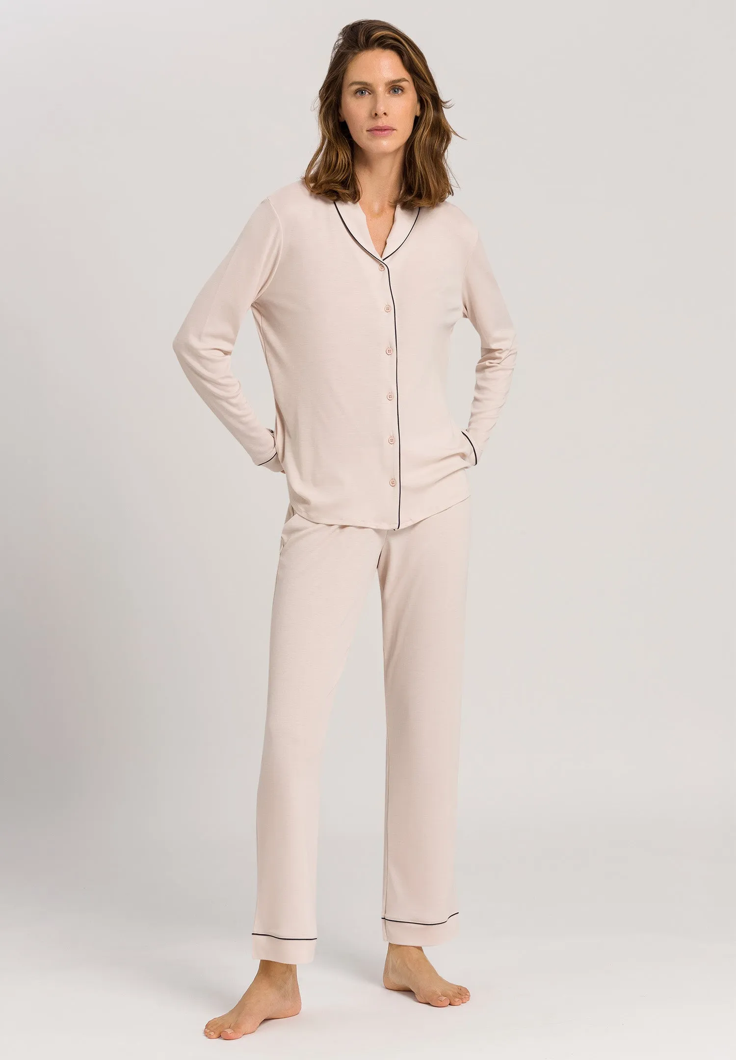 Natural Comfort Long Sleeve Pajama Set | Almond 77966-1809