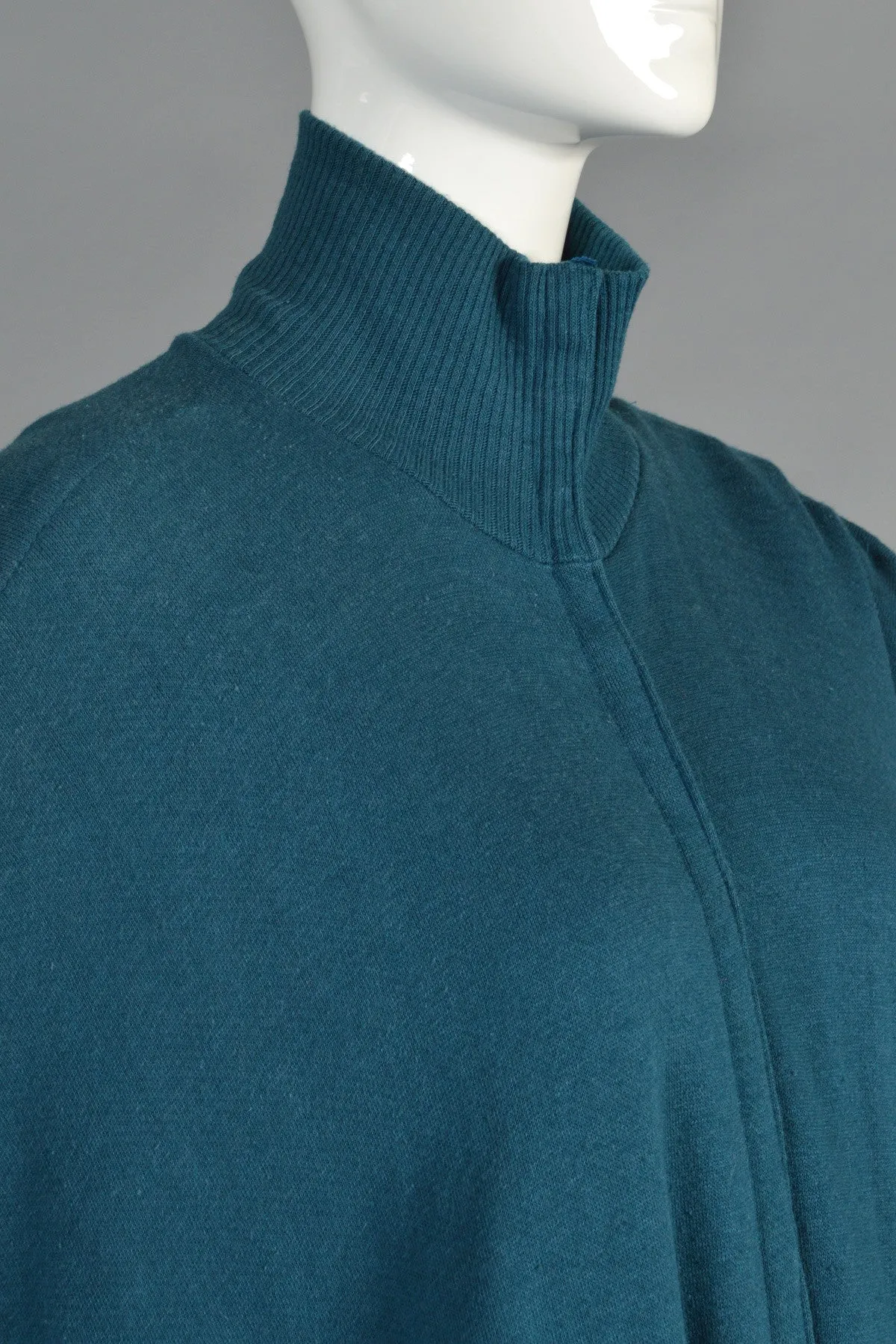 Norma Kamali Avant Garde Draped Batwing Knit Jacket