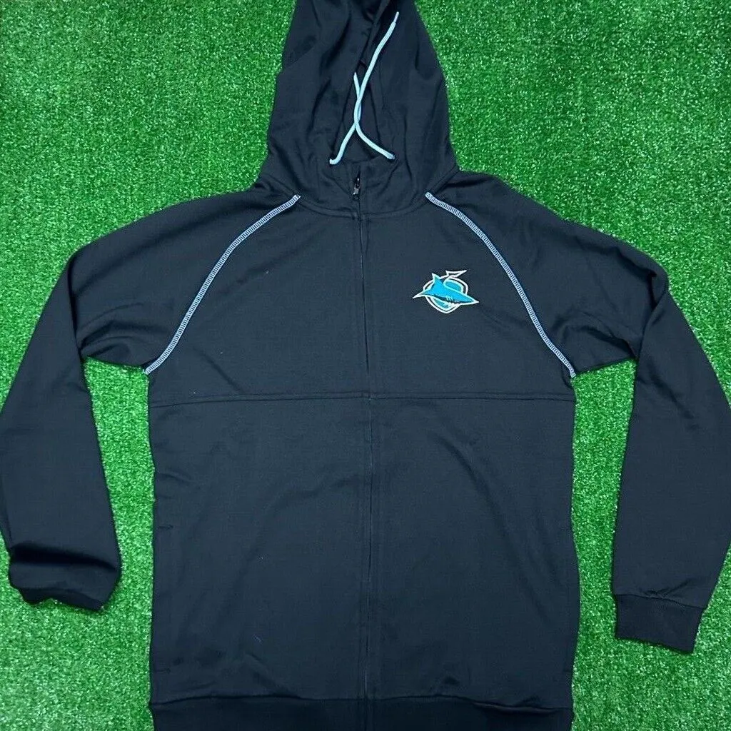 NRL Tech Fleece Jacket - Cronulla Sharks - Adult - Mens - Hoodie - Jumper