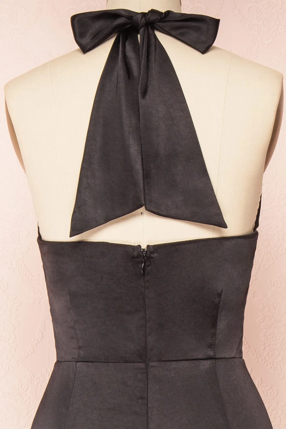 Paige Black | Sleeveless Satin Jumpsuit w/ Belt