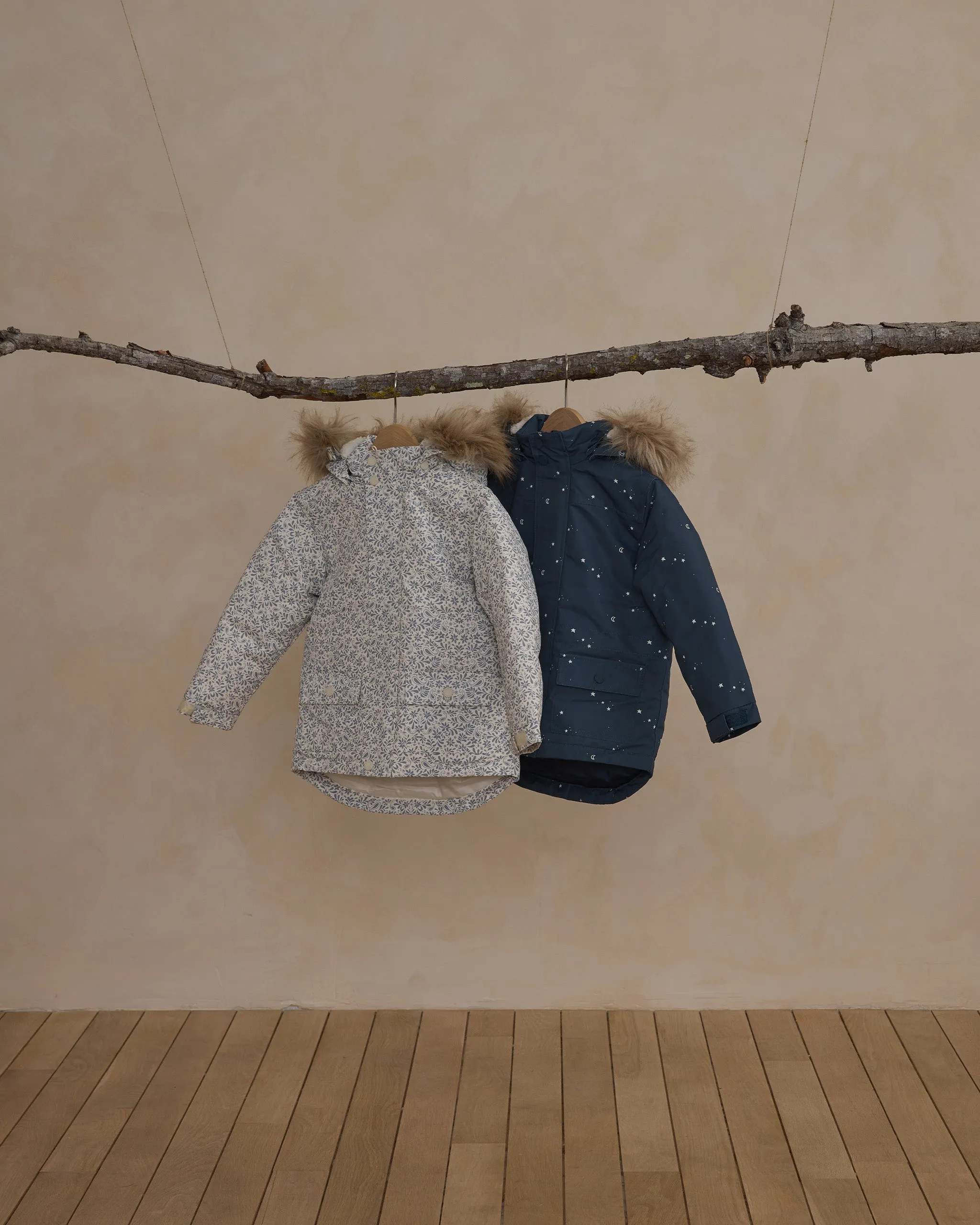 Parka Ski Jacket || Ditsy