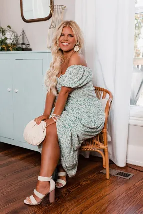 Patios And Prosecco Smocked Maxi Curves