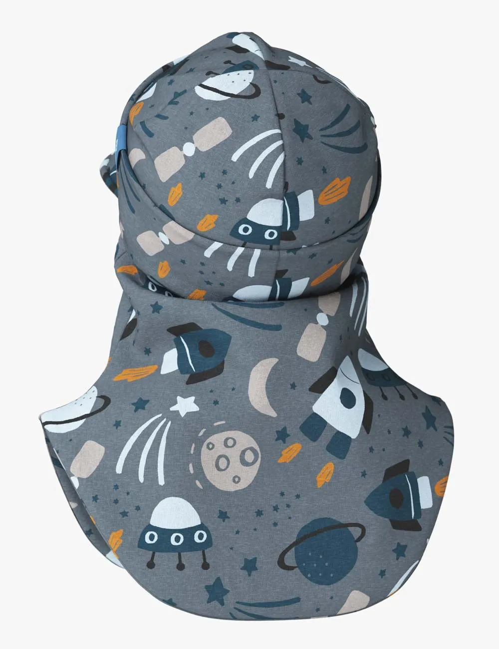 Peaked Spring-Fall Balaclava For Kids BENT - Rocket Race