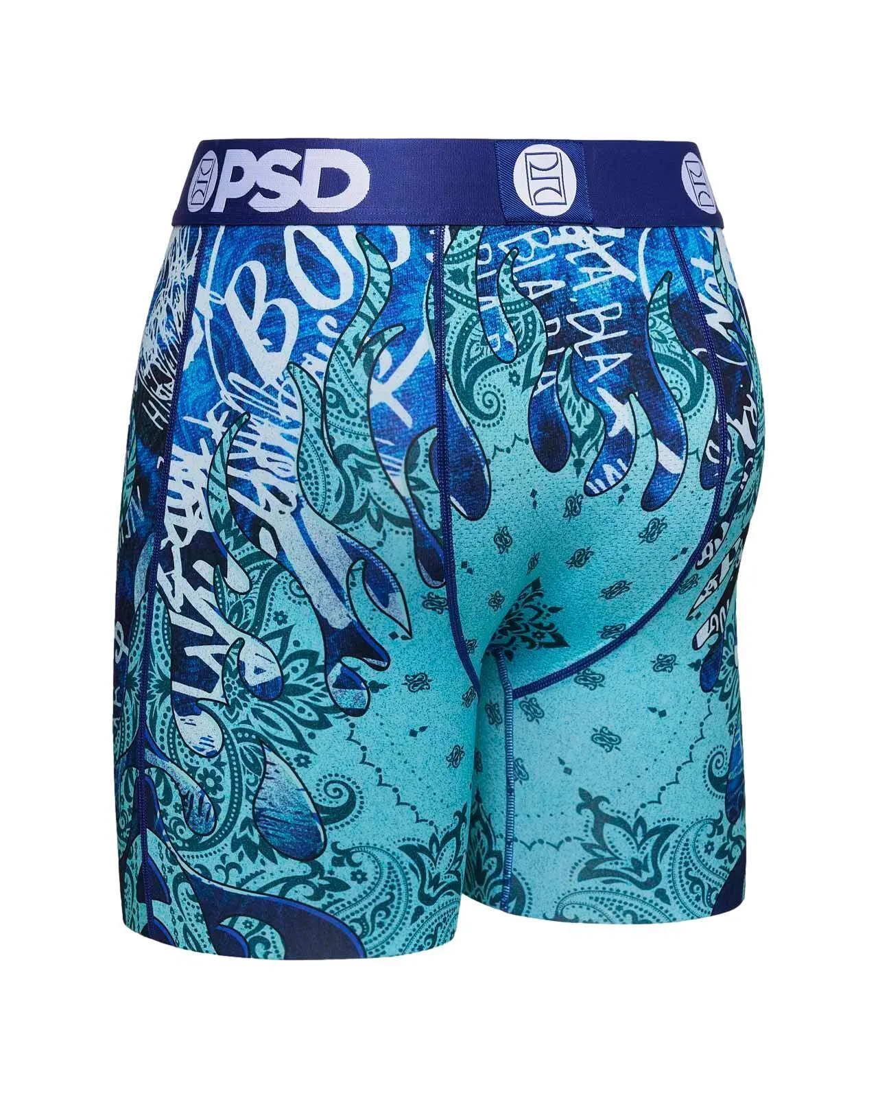 PSD Men's Bandeezy Blue Boxer Briefs