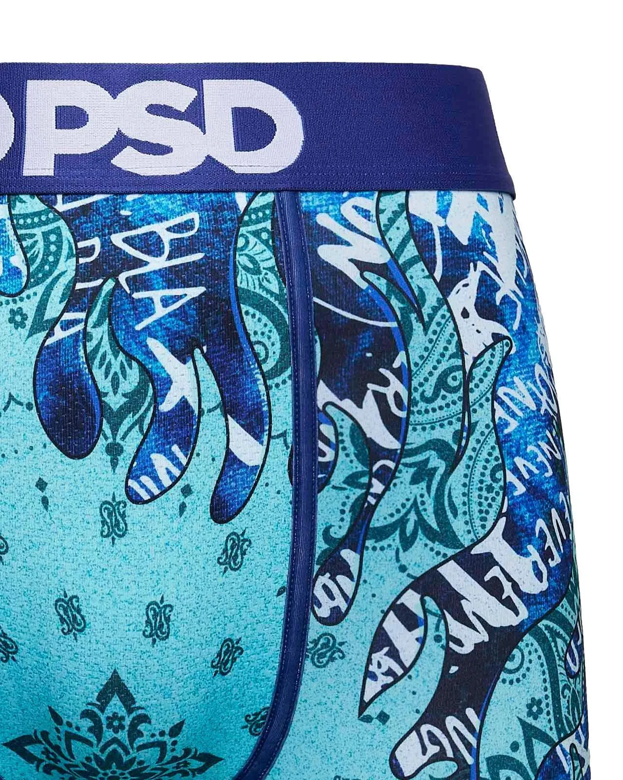 PSD Men's Bandeezy Blue Boxer Briefs