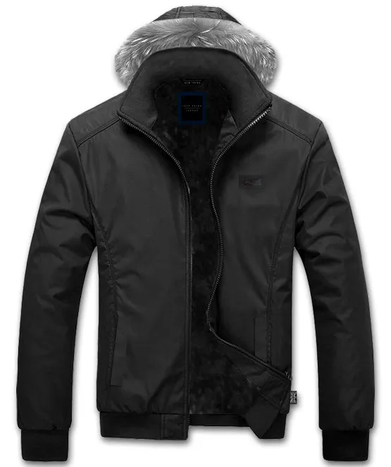 Removable Hood Fur Coat