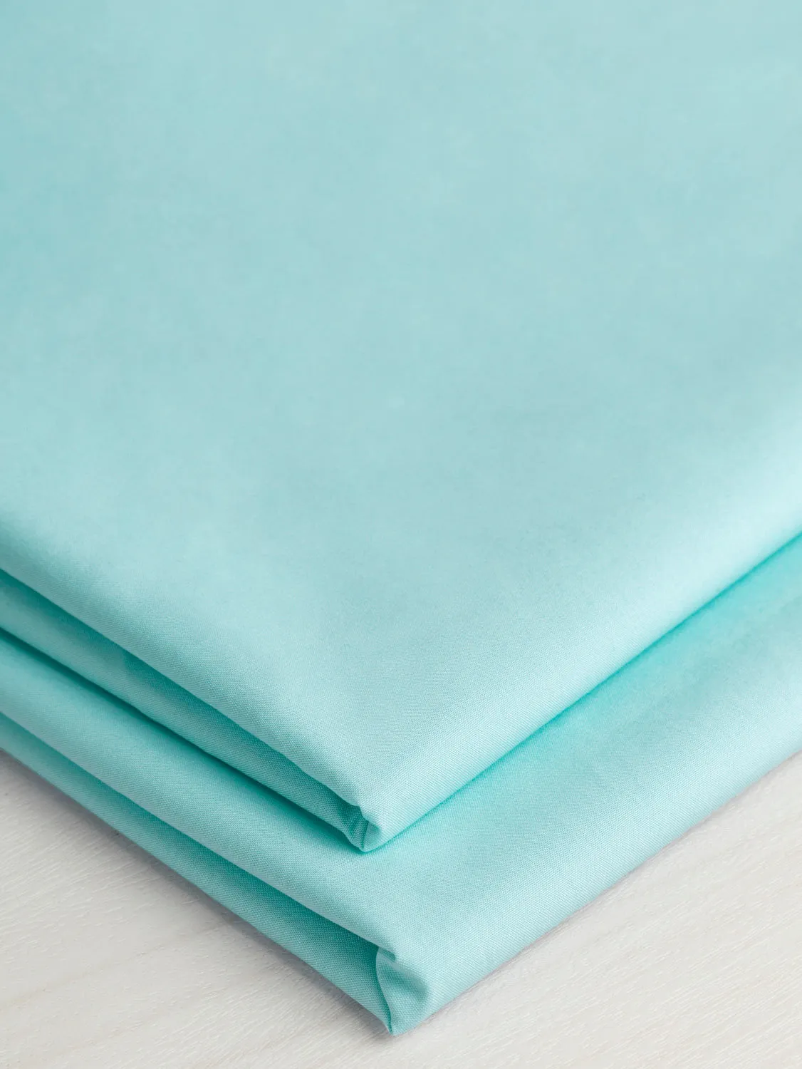 Signature Crisp Cotton Poplin - Aqua
